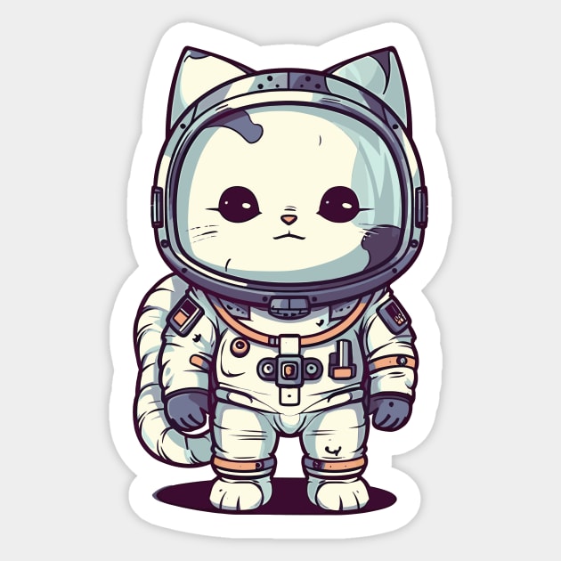 Cosmocat Sticker by Purrestrialco